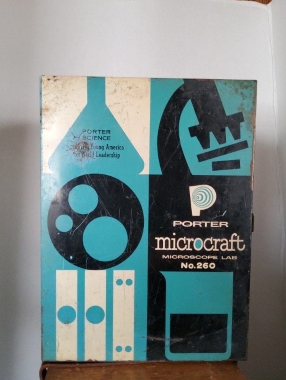 Porter Microcaft Microscope Lab No 260 Box. - Picture 2 of 8
